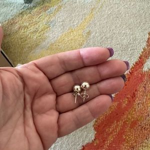 Authentic Tiffany Hardware ball Earrings